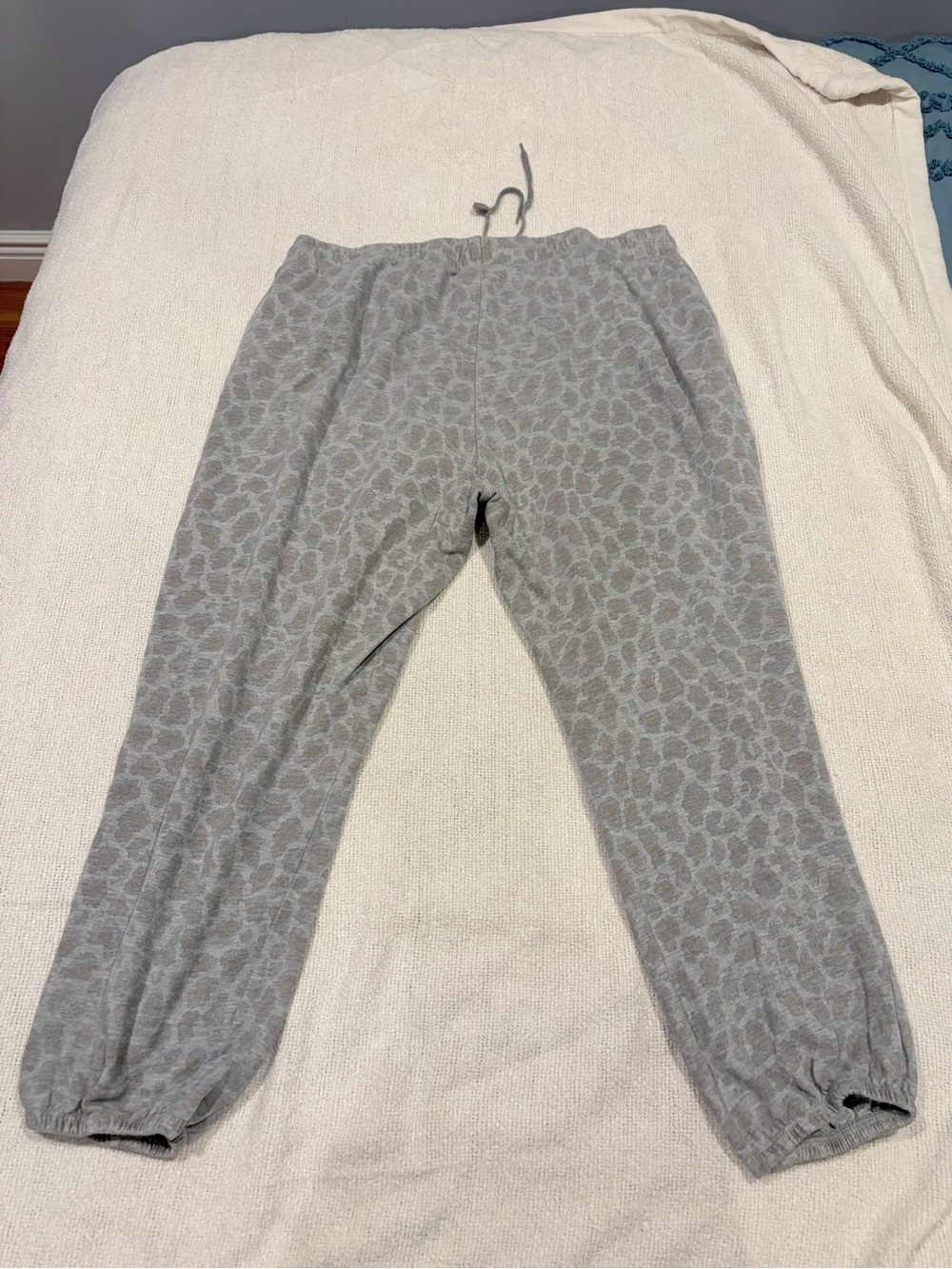 Colsie Gray Leopard Print Jogger Lounge Pants XL - Picture 6 of 7